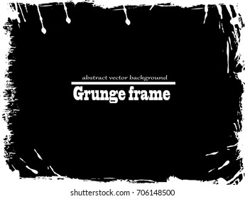 Grunge Frame. Vector Illustration.
