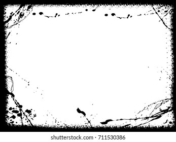 Grunge Frame. Vector Illustration.