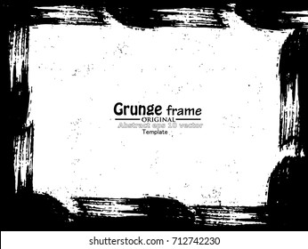 Grunge Frame. Vector Illustration.
