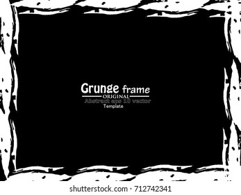 Grunge Frame. Vector Illustration.
