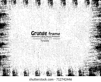 Grunge Frame. Vector Illustration.
