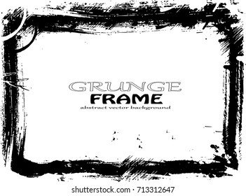Grunge Frame. Vector Illustration.