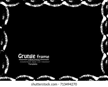 Grunge Frame. Vector Illustration.
