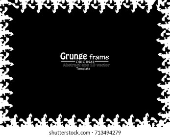 Grunge Frame. Vector Illustration.
