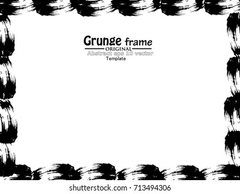 Grunge Frame. Vector Illustration.
