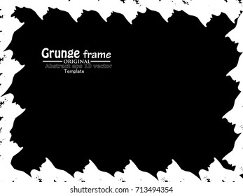 Grunge Frame. Vector Illustration.
