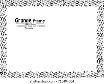Grunge Frame. Vector Illustration.
