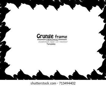 Grunge Frame. Vector Illustration.
