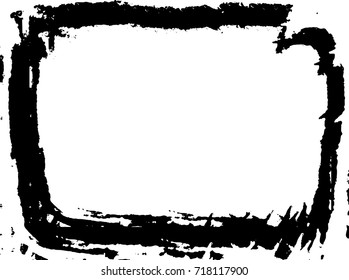 Grunge Frame. Vector Illustration.