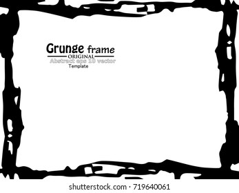 Grunge Frame. Vector Illustration.
