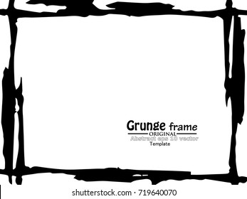 Grunge Frame. Vector Illustration.
