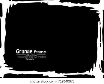 Grunge Frame. Vector Illustration.
