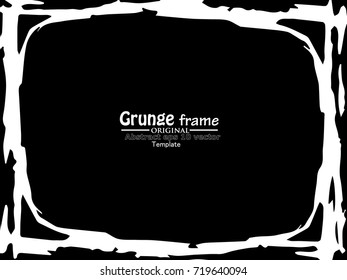 Grunge Frame. Vector Illustration.
