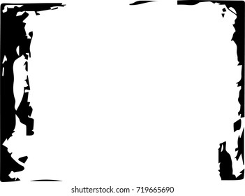 Grunge Frame. Vector Illustration.
