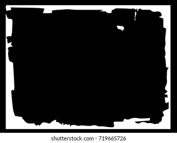 Grunge Frame. Vector Illustration.
