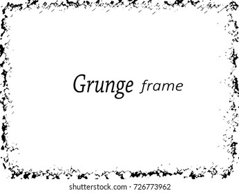 Grunge Frame. Vector Illustration.