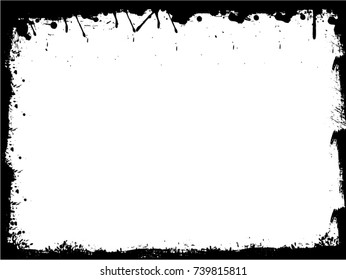 Grunge Frame. Vector Illustration.