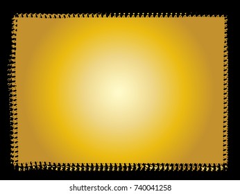 Grunge Frame. Vector Illustration.
