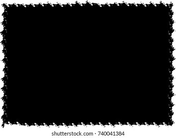 Grunge Frame. Vector Illustration.
