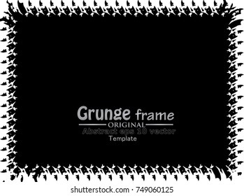 Grunge Frame. Vector Illustration.
