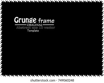 Grunge Frame. Vector Illustration.
