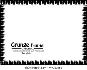 Grunge Frame. Vector Illustration.
