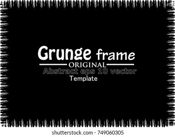 Grunge Frame. Vector Illustration.
