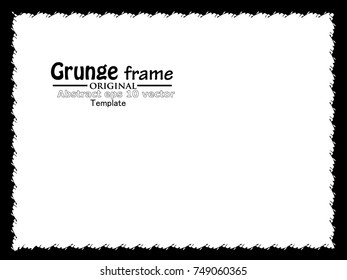 Grunge Frame. Vector Illustration.
