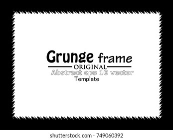 Grunge Frame. Vector Illustration.
