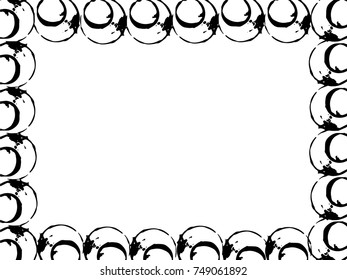 Grunge Frame. Vector Illustration.
