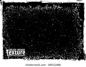 Grunge frame. vector template