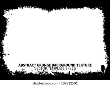 Grunge frame. vector template