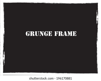 Grunge frame. vector template
