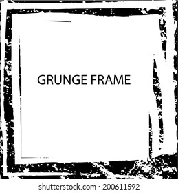 Grunge frame. vector template