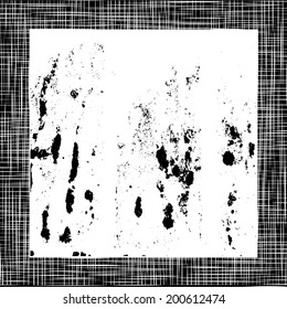 Grunge frame. vector template 