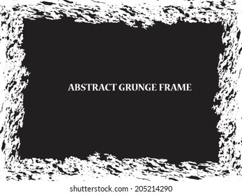 Grunge frame. vector template
