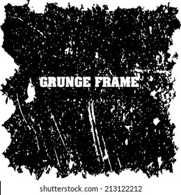 Grunge frame. vector template
