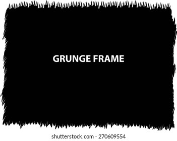 Grunge frame. vector template