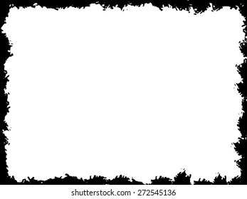 Grunge frame. vector template
