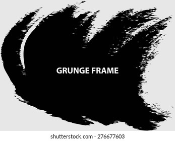 Grunge frame. vector template
