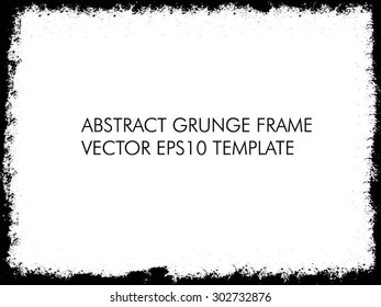 Grunge frame. vector template