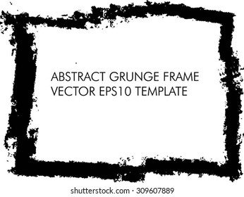 Grunge frame. vector template