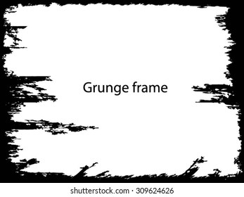 Grunge frame. vector template
