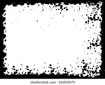 Grunge frame. vector template