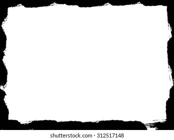 Grunge frame. vector template