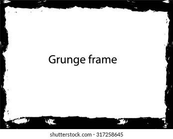 Grunge frame. vector template