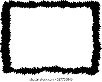 Grunge frame. vector template