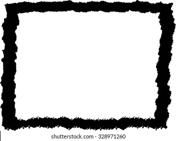 Grunge frame. vector template