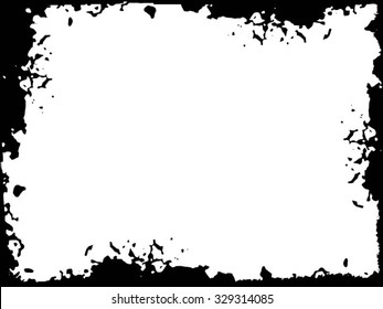 Grunge frame. vector template