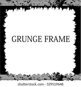 Grunge frame. vector template